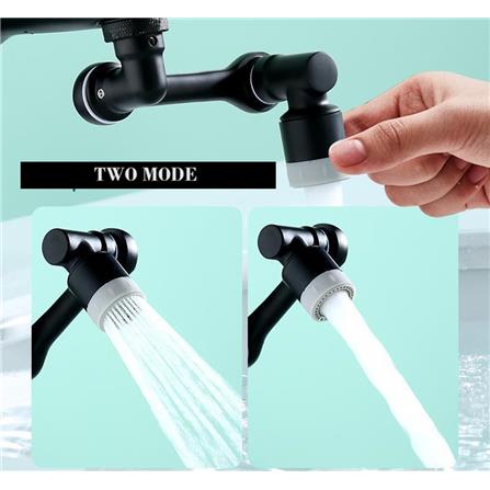 Sink Faucet Splash 1080° Rotating Dual Spray Modes Tap Extension For Bathroom And Kitchen