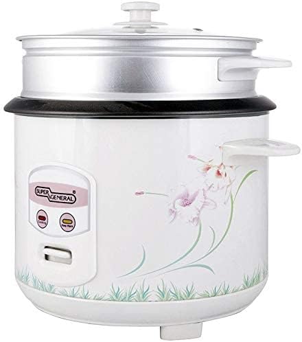Super General 3 Liter Electric Rice Cooker White