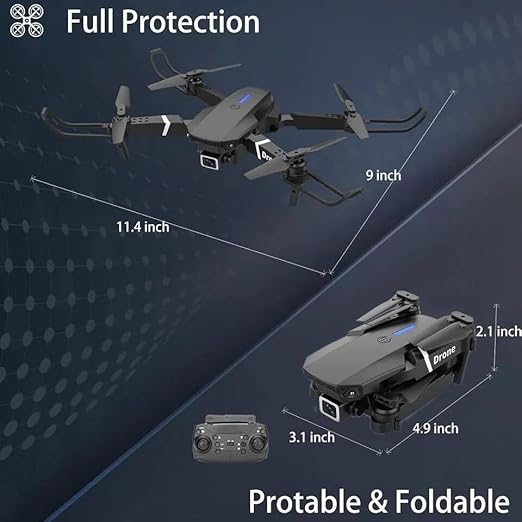 E99 PRO Drone Professional 4K HD Dual Camera Automatic Obstacle Avoidance Foldable Height Keep Mini Helicopter