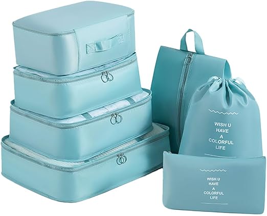 7 Pcs Luggage Organizer Bags