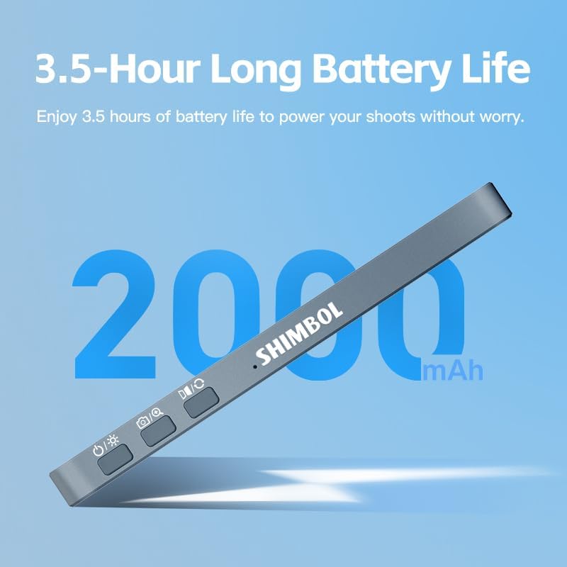 VizoSnap™ 5" 1080P FHD Vlog Selfie Monitor – Rear Camera Display for iPhone 16/15 & Samsung Phones