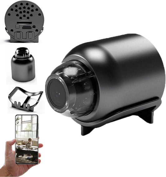 JDIV™ RM VisionPro X5 Mini Wireless Camera - 1080p HD, WiFi, Night Vision & Motion Detection (No Card)