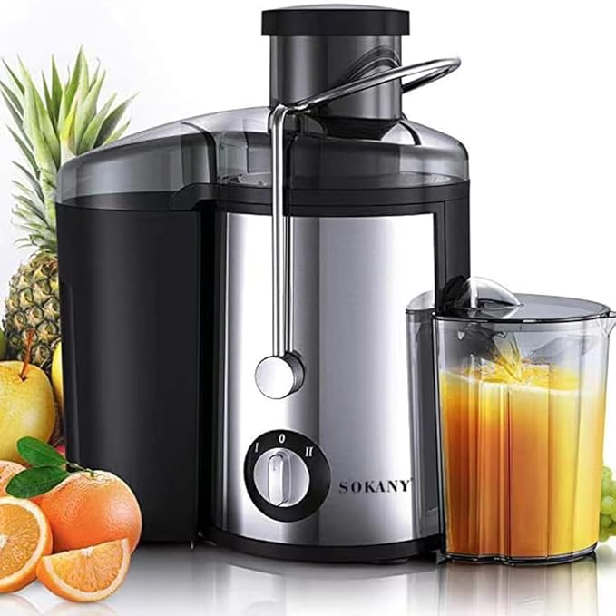 SOKANY SK-4009 4-in-1 Multifunction Juicer with 800W Motor and Stainless Steel Blade