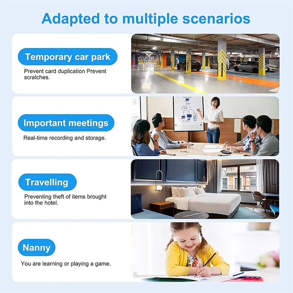 JDIV™ RM VisionPro X5 Mini Wireless Camera - 1080p HD, WiFi, Night Vision & Motion Detection (No Card)