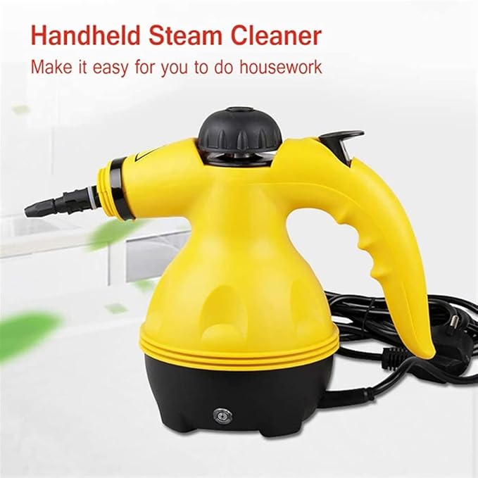 High-Pressure Steam Cleaner for Home & Car - Multifunctional Handheld Steamer with floor cleaner Versatile Attachments for Kitchen, Bathroom, Tile, Grout Rapid Heat-Up, Continuous Steam