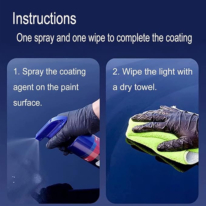 3 in 1 Ceramic Car Coating Spray High Protection Universal Quick Car Coating Spray