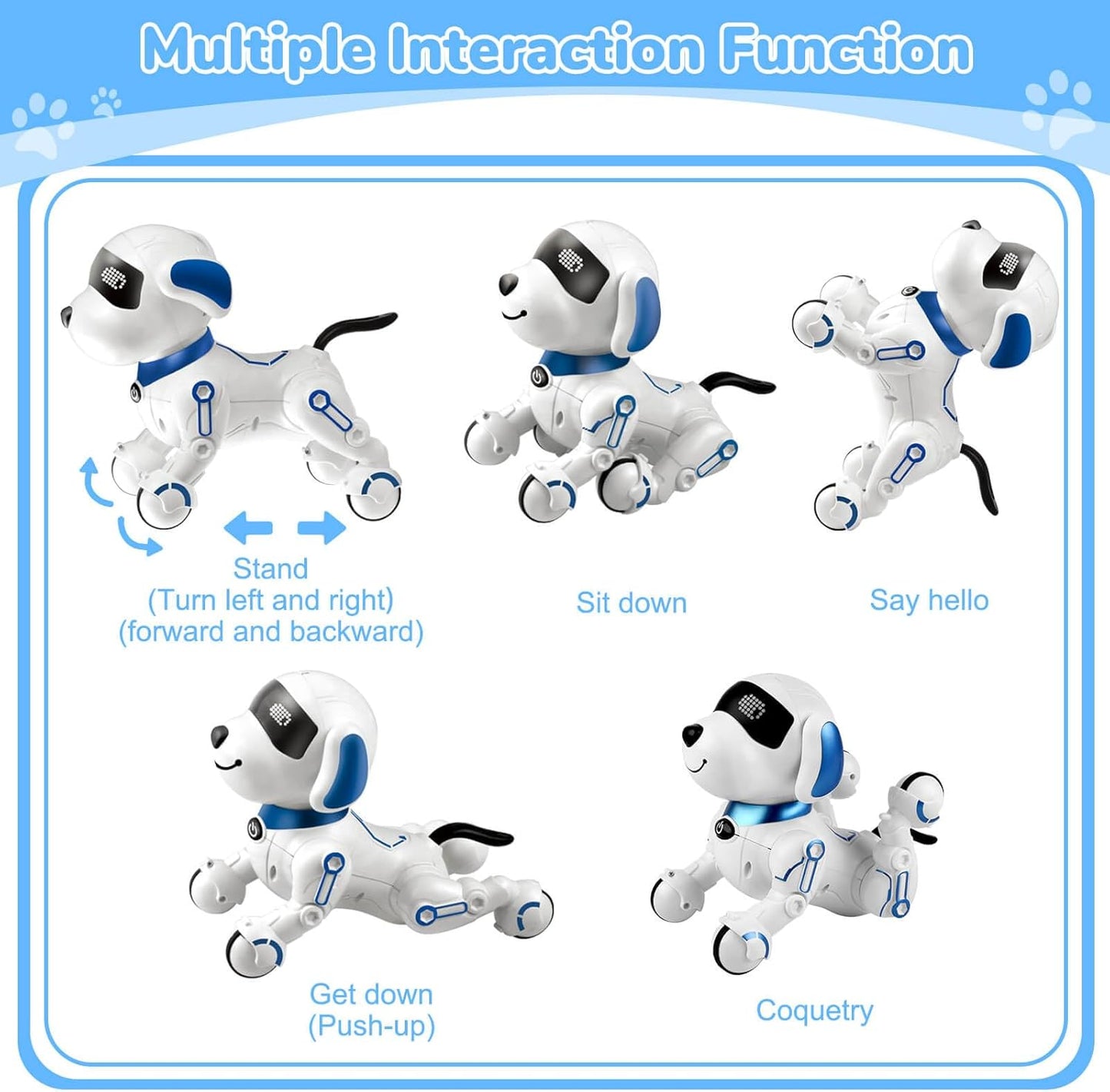 Robot Dog Toys for Kids Remote Control Dogs