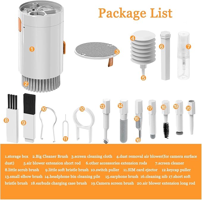20 in 1 Multifunctional Cleaning Kit
