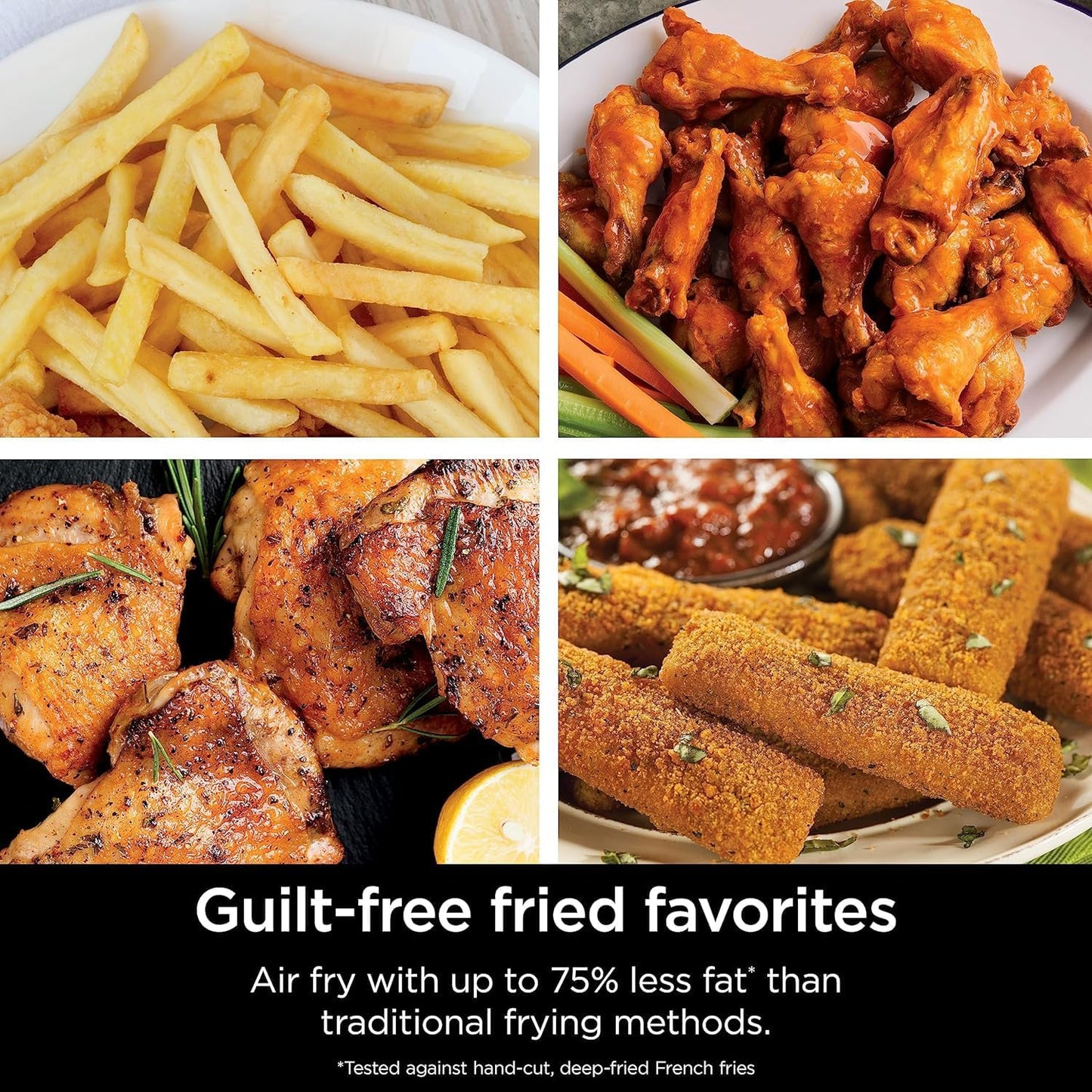 8L Digital Control Air Fryers Visualable Multifunction Electric 2400W   Air Fryers With Touch Screen