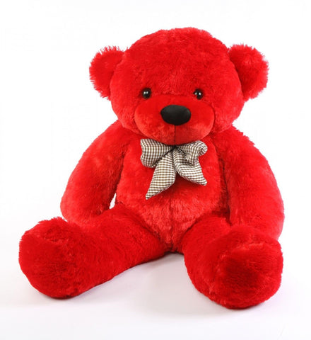 Teddy bear big huggable red