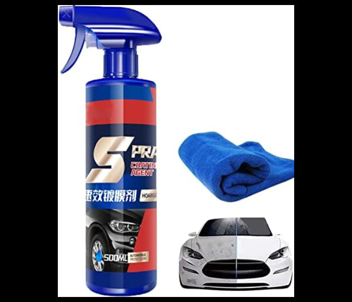 Generic 500ml Automotive Paint Repair Care Ceramic Coating Spray Quick Nano-coating Spray Wax Car Hydrophobic Polish Paint Cleaner